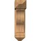 Ekena Millwork Funston Arts and Crafts Smooth Bracket w/ Offset Brace, Western Red Cedar, 7 1/2"W x 20"D x 28"H BKT0806X20X28FST03SWR - alternate 3